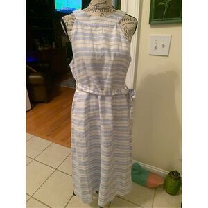 Striped Sleeveless Dress